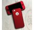 360° kryt Mate silikónový iPhone 5/5S/SE - červený